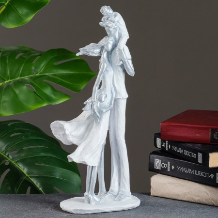 Figure "Family" Belaya, 36x15x10cm