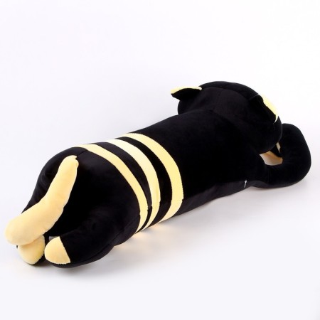 Soft toy-podushka "cat", 70 cm, black and yellow color-4