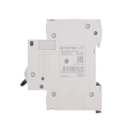 The circuit breaker SE CITY9 SET, B, 50 A, 1P, 4.5 KA, 230 V-4