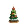 Paraffin candle with the candlestick "Christmas tree"