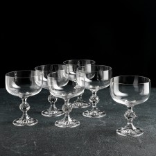 A set of glasses for champagne Bohemia Crystal 