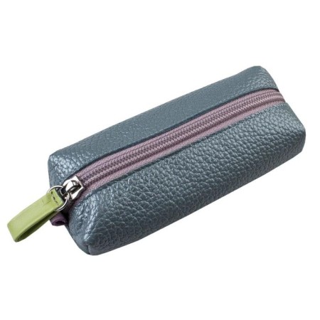 Key of zipper, length 14 cm, blue color