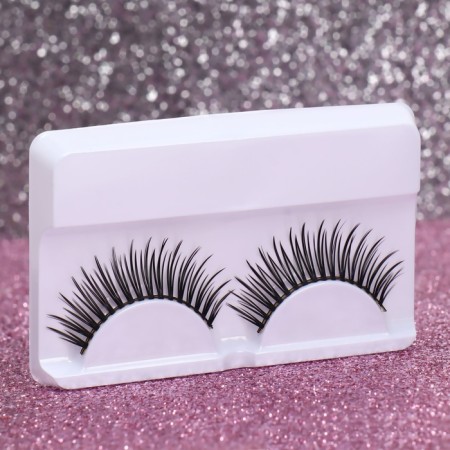 Eyelashes overhead "dream", without glue, black color-1