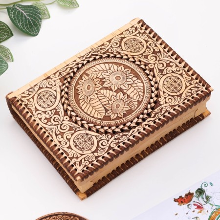 Sunflower Board Casket, Bermeste-3