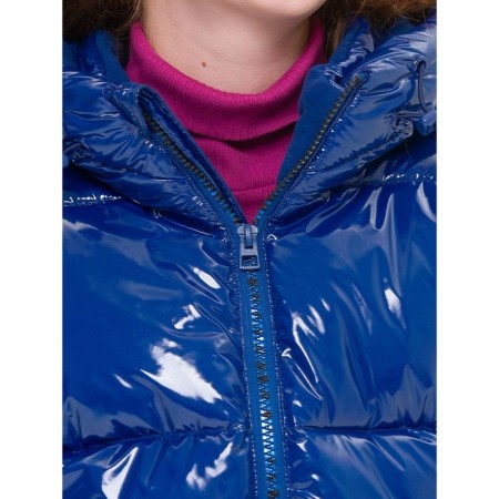Coat for girls, height 146 cm, blue color-2