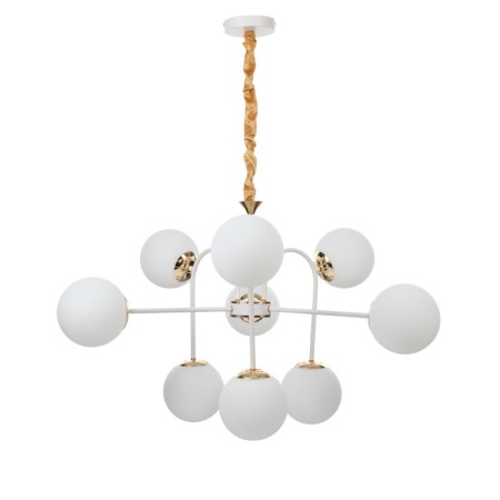 Causte "Punto" 9he27 white-gold 76x76x78 cm-6