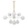 Causte "Punto" 9he27 white-gold 76x76x78 cm