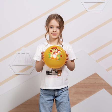 Мяч детский ZABIAKA «Лев», d=22 см, 60 г-3