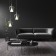 Suspended lamp without base Mantra Elsa, E27, 1x20W, 350 mm, color transparent color