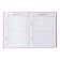 Universal diary for grades 1-11, "plain red", solid cover 7BC, matte lamination, selective varnish, 40 sheets