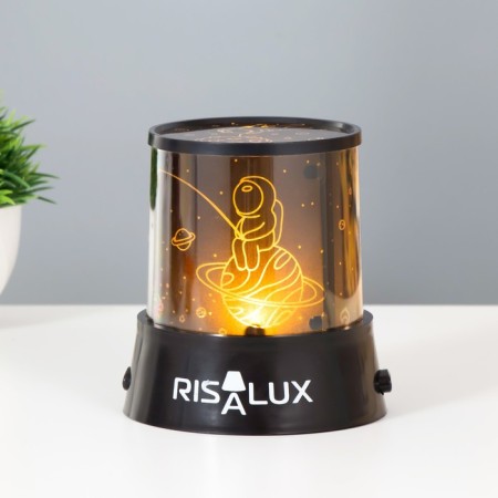The spectator "Cosmonaut in Space" LED USB/from Black batteries 10.8x10.8x1.5 cm Risalux-2