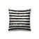 Decorative pillowcase "strips with hearts", on a zipper, size 45x45 cm