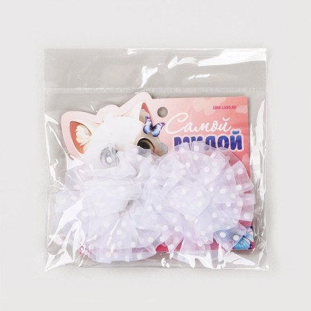 Hair bow "the most sweet" kitten, school, 2 pcs.-7