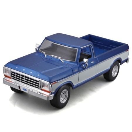 MASTO DIE-CAST 1979 Ford F150 Pick-UP, opening doors, 1:18, brown color-2