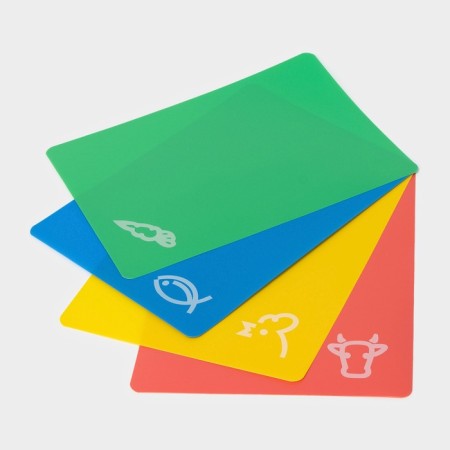 Set of boards of cutting flexible shares, 38 × 30 cm, 4 pcs, color mix-2