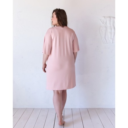 Women's dress Minaku: Mint & Chocolate Poom Color, Rr. 52-2