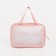 Lightning cosmetic bag, pink color