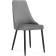 Chair on a metal frame Lord metal/velor, black/gray 45x50x95 cm