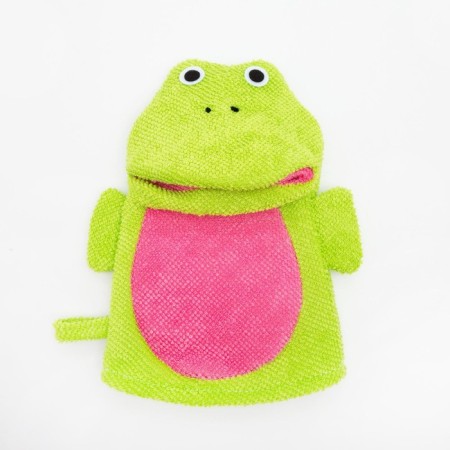 Flying Set "Frog": a towel 70x130 cm with a washcloth-5