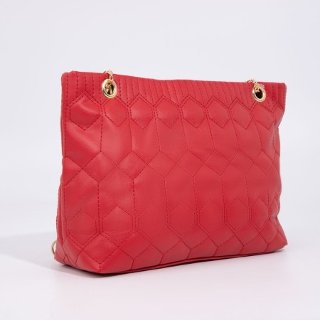 Zipper bag with lightning, red color-2