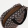 Lightning cosmetic bag, brown color
