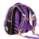 Frame backpack 35 x 28 x 15 cm, Across, filling: bag, pencil case, keychain, purple