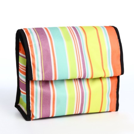 Folding bag on Velcro, 2 wheels, colorful color-3