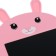 A tablet for drawing and notes Luazon "Bunny", 9 ", blocking function, pink