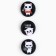 Set of icons "I am good today", d = 38 mm, 3 pcs