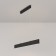 Squirry of suspended Technical P010PL-L23B, LED, 23W, 91x4x8 cm, 800lm, black color