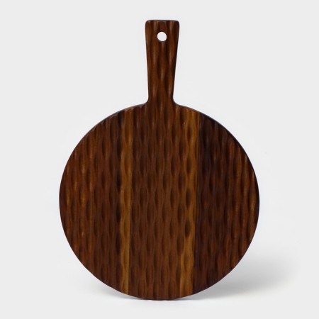 Groot board with a pen “Relief”, 35 × 25 × 1.5 cm, acacia