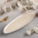Ceramic dish for serving "gravity", 32.5 × 10 cm, beige color