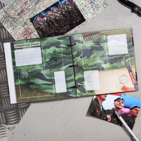 Dembreta book on the tape "Hero", 32 sheets, 20 x 20 cm-8