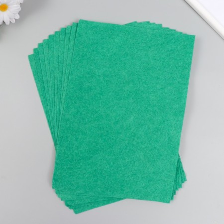 Soft felt "light green" 1 mm (set of 10 sheets) A4 format format-1