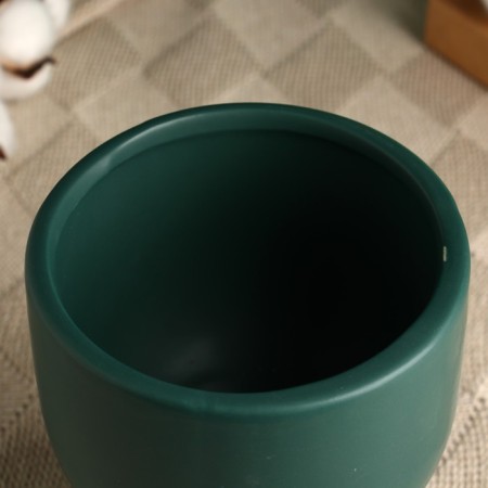 Kashpo - Vase "Cup" 15x11cm Green-2