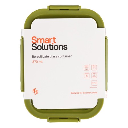 Container for baking, storage and carrying of products in the Smart Solutions cover, green color, 370 ml-13