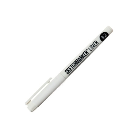 Capillary pen for graphic work Sketchmarker, 0.3 mm, black-4