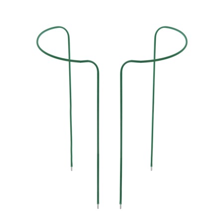 Builder, d = 50 cm, h = 90 cm, leg d = 0.3 cm, metal, set 2 pcs., Green-4