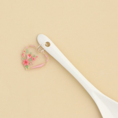 Spoon souvenir "with love", ceramics, 2.5 x 12.5 cm.-2