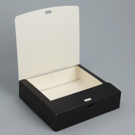 Gift folding box, packaging, “black”, 20 x 18 x 5 cm, without tape-4