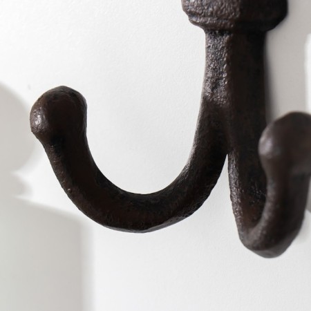 Hooks decorative cast iron "Forged peak" 16x10x4 cm-2