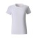 Women's T -shirt with a round gate, white color, size 48