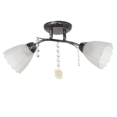 Adele chandelier 2x40W E27 Black 48x46x17 cm
