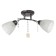 Adele chandelier 2x40W E27 Black 48x46x17 cm