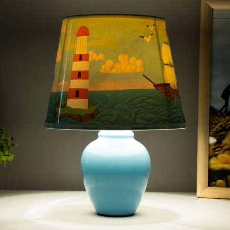 Table lamp "Sea Adventures" E14 15W Blue Risalux-2