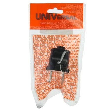 Electric fork Universal A0113, without grounding, 6 A, 250 V, euros, black-2