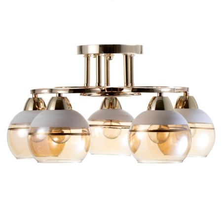Iris chandelier 5he27 40W gold 47x47x23 cm Bayerlux-3