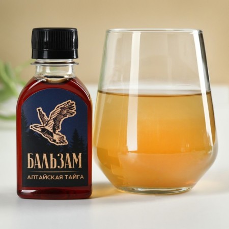 Set "strong spirit. February 23 ”: herbal tea 20 g, balm 100 ml.-1