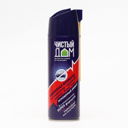 Aerosol from insects "Clean house", reinforced formula, 400 ml-6
