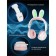 Children's headphones AIWA AW023, wireless, invoices, microphone, 400 mAh, white